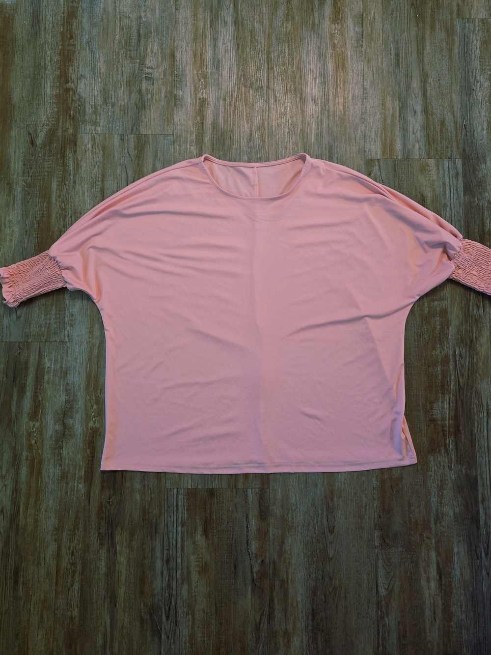 SHEIN Pink Dolman Sleeve Blouse